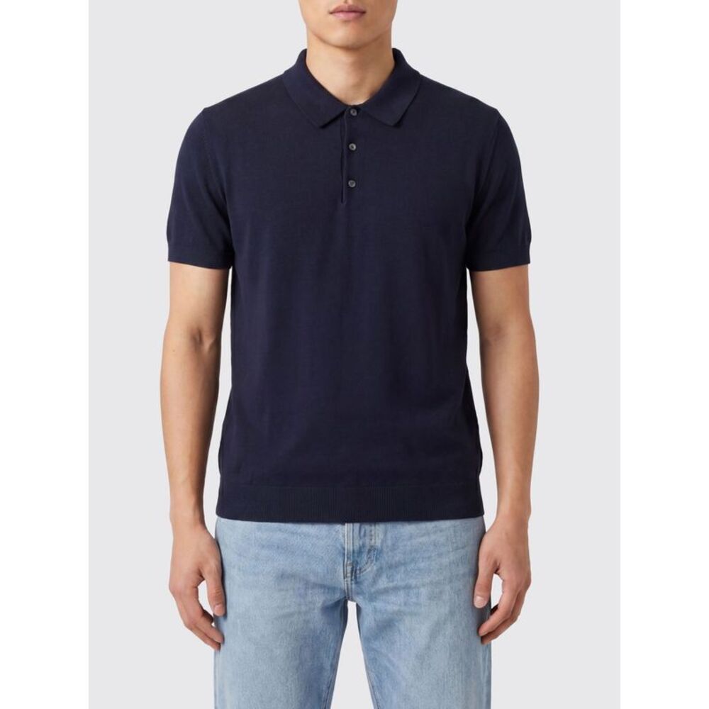 Baracuta Polo Shirt Men Blue